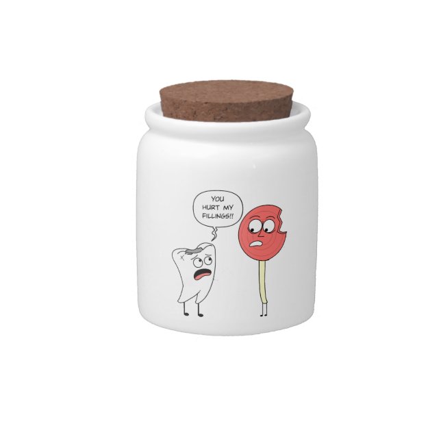 Hurt Feelings Candy Jar (Front)