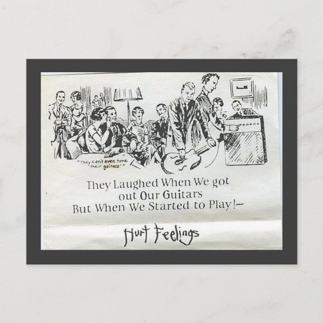 Hurt Feelings Postcard (Front)