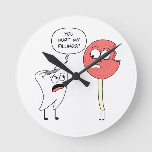 Hurt Feelings Wall Clock