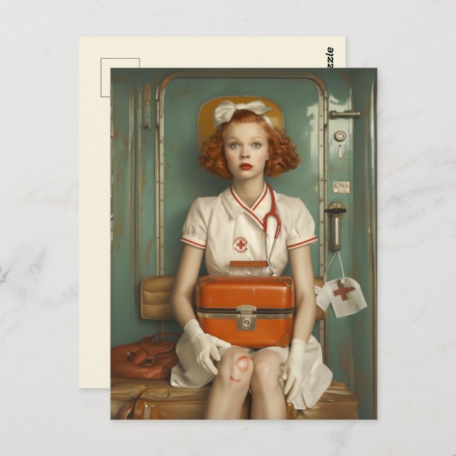 Hurt Nurse Postcard (Front/Back)