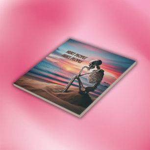 HURT people hurt PEOPLE Ceramic Tile