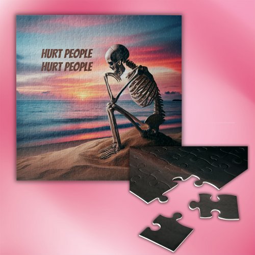 HURT people hurt PEOPLE  Jigsaw Puzzle