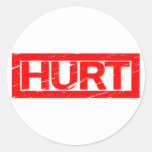 Hurt Stamp Classic Round Sticker