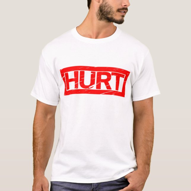 Hurt Stamp T-Shirt (Front)