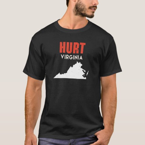 Hurt Virginia USA State America Travel Virginian T_Shirt