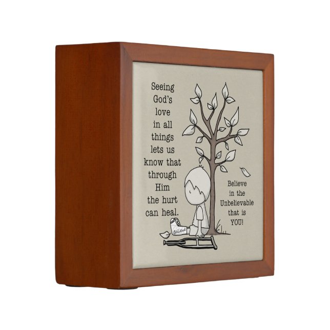 Hurts Can Heal Desk Organizer (Left)