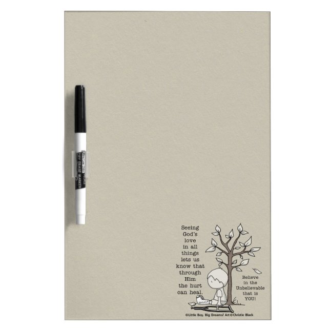 Hurts Can Heal Dry Erase Board (Front)