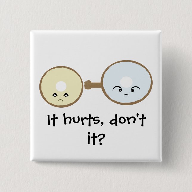Hurts Donut Version 2 Button (Front)