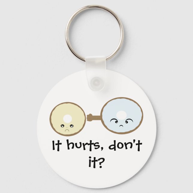 Hurts Donut Version 2 Keychain (Front)