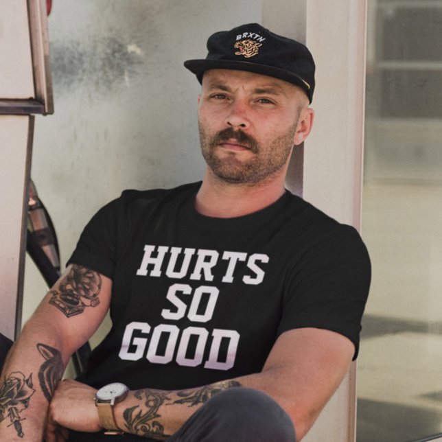 HURTS SO GOOD VINTAGE MENS T-SHIRTS (Creator Uploaded)