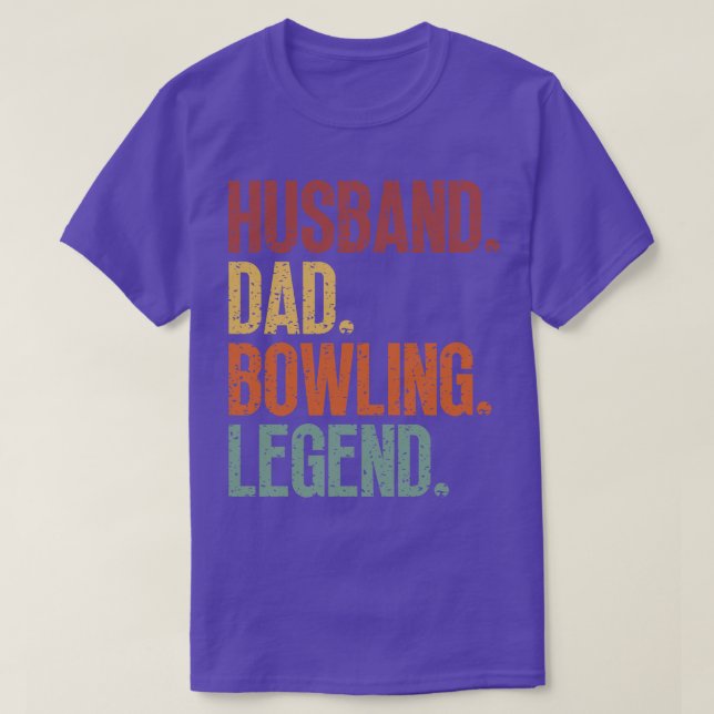 Hus Dad Bowling14 T-Shirt (Design Front)
