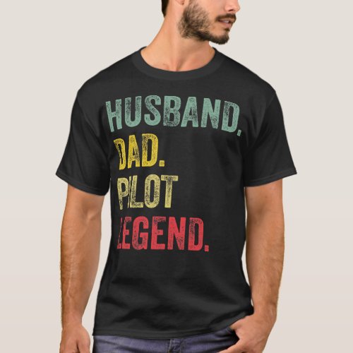Hus Dad PilotRetro Vintage 1 T_Shirt