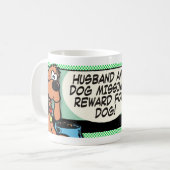 Husband and Dog Coffee Mug (Front Left)