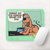Husband and Dog Mouse Pad (With Mouse)
