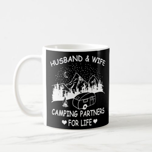 Husband And Wife Camping Partners For Life Rv Trai Coffee Mug