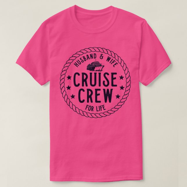 Husband And Wife Cruise Partners For Life Annivers T-Shirt (Design Front)