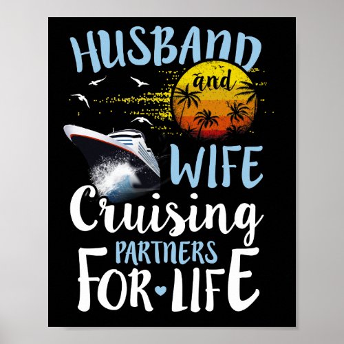 Husband and Wife Cruising Partner for Life Cruise Poster