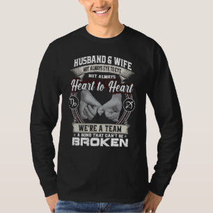 Husband And Wife Not Always Eye To Eye But Heart T T-Shirt