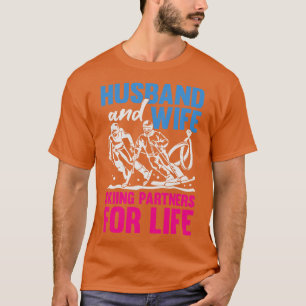 Husband And Wife Skiing Partners For Life T-Shirt