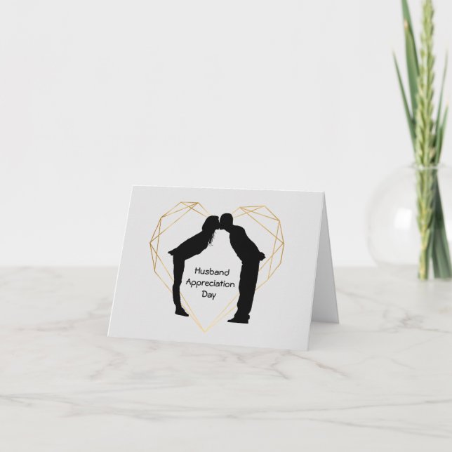Husband Appreciation Day Customize Card (Front)