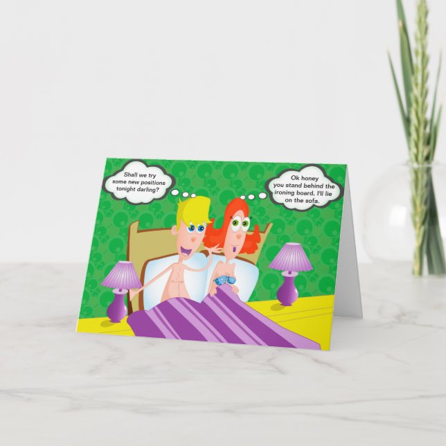 Husband Birthday Card - Funny Couple (Front)
