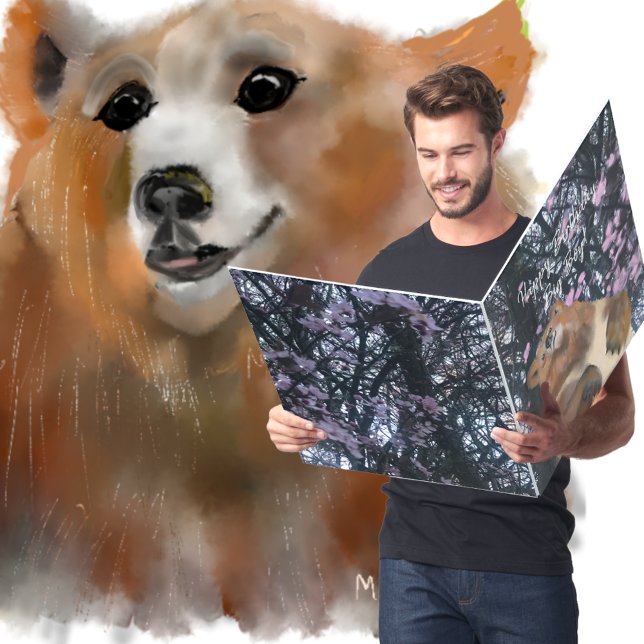 Husband Birthday Giant Card (Happy Birthday, Giant Card and personalize text template!)