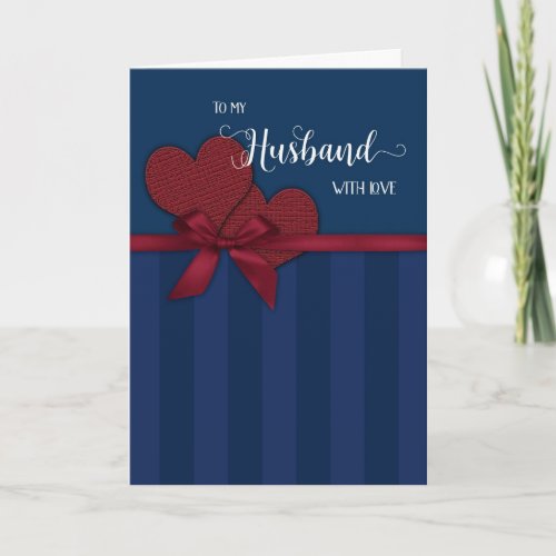 Husband Birthday To my Husband with Love Card