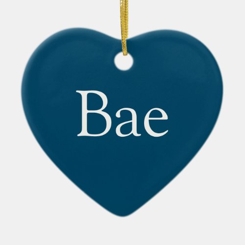 Husband Boyfriend Bae Definition Ceramic Ornament