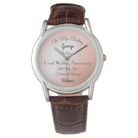 Husband Coral Wedding Anniversary Watch