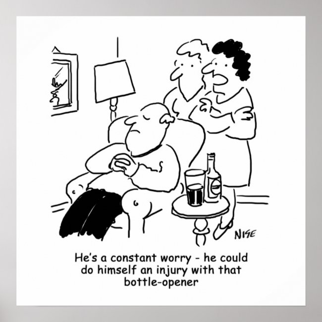 Husband Could Injure Himself with Bottle Opener