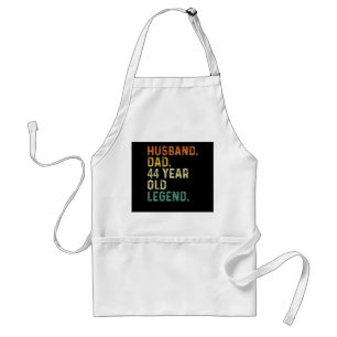 Husband dad 44 Year old legend 44th birthday gift Adult Apron