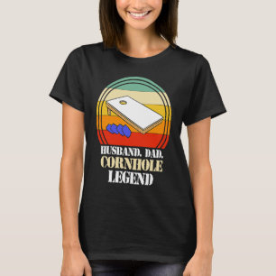 Husband Dad Cornhole Legend T-Shirt