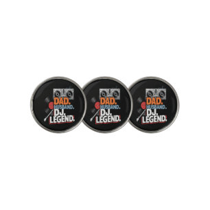 Husband Dad DJ Legend Golf Ball Marker