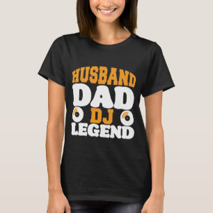 Husband Dad DJ Legend Minimalist T-Shirt