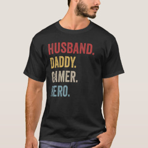 Husband Dad Father Gamer Gaming 1 T-Shirt