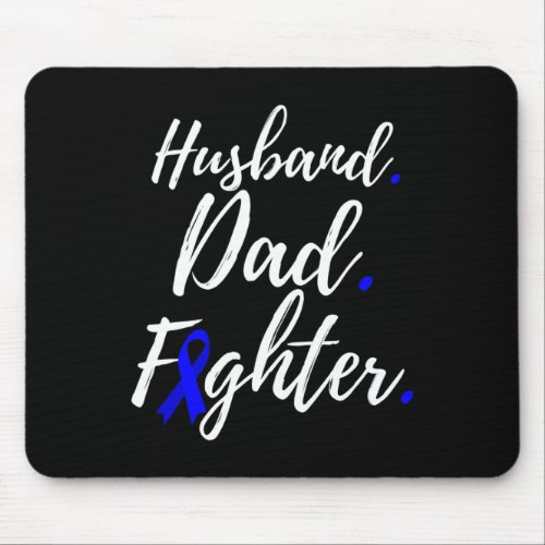 Husband Dad Fighter Alopecia Areata Awareness  Mouse Pad