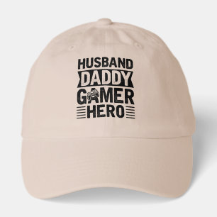 Husband Dad gamer Hero Hat