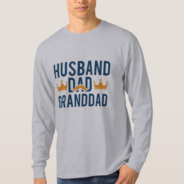 Husband DAD Granddad T-Shirt (Front)