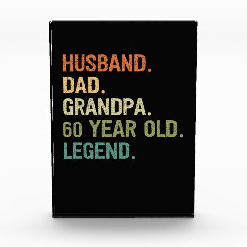 Husband dad grandpa 60 year old 60th birthday gift