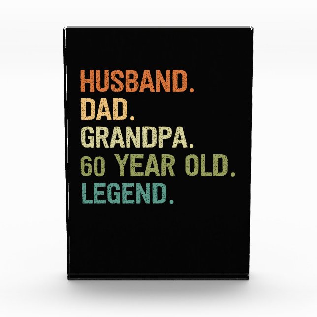Husband dad grandpa 60 year old 60th birthday gift (Front)
