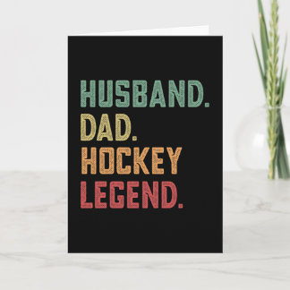 Husband Dad Hockey Legend sports Card