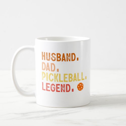 Husband Dad Pickelball Legent Gift Coffee Mug