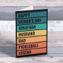 Husband Dad Pickleball Legend Retro Father's Day  Holiday Card