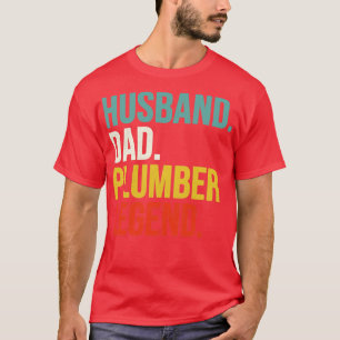 Husband Dad Plumber Legend T-Shirt