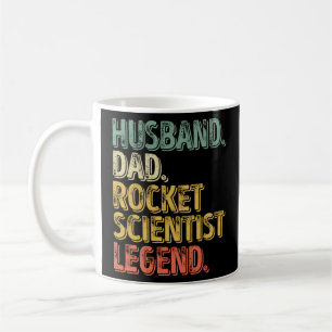 Husband Dad Rocket Scientist Legend Funny Father's Coffee Mug