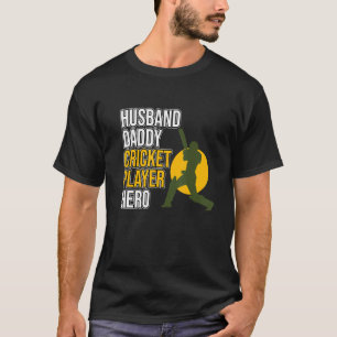 Husband Daddy Cricket Player Sports Team Coach G T-Shirt