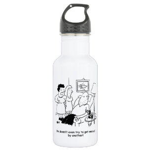 Husband Doesn't Try to get Wooed Stainless Steel Water Bottle