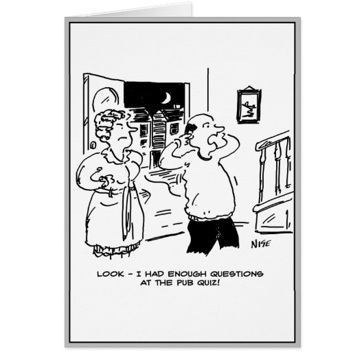 Husband Doesn't Want Questioning Cards (Front)