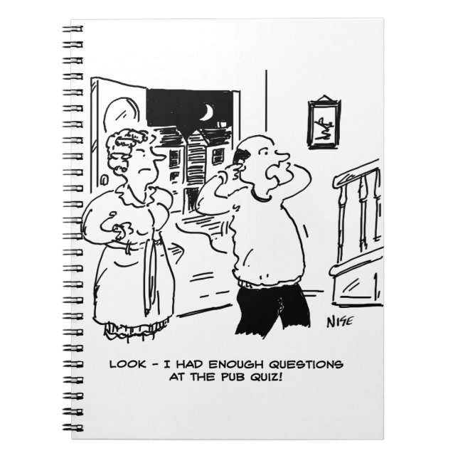 Husband Doesn't Want Questioning Notebook (Front)