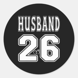 Husband East. 2026 Classic Round Sticker